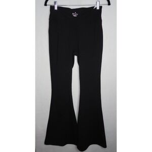 Cotton On Body Flare Leggings Womens M Black High Rise Yoga Pants Crossover EUC